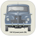 Jowett Javelin (PB) 1947-50 Coaster 1
